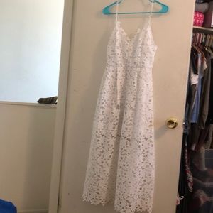 ASTR the label lace midi dress